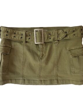 Urban Outfitters Belted Cargo Mini Skirt